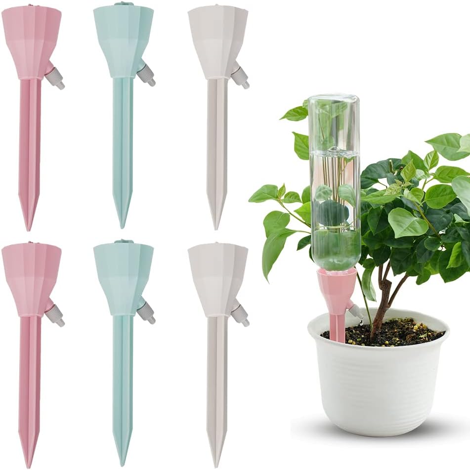 Plant Parenting - 自動点滴灌漑システム 調整可能な水滴器 自動給水 観葉植物 温室 庭園キット