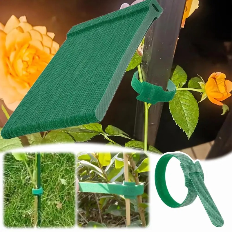 100個入り UV耐性 再利用可能 ナイロン製植物結束バンド - Plant Parenting のレビューと価格